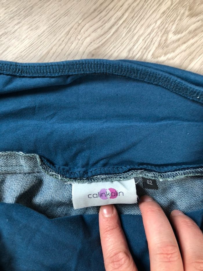 Pantacourt en jeans - photo numéro 2