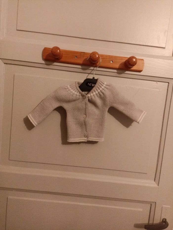 Gilet naissance/1mois