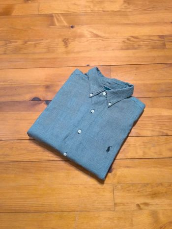 Chemise à carreaux - Ralph Lauren - Mc Meel - Logo brodé noir - Noir, blanc - Taille XL
