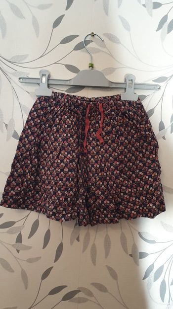 Jupe bleu marine et orange taille 5 ans