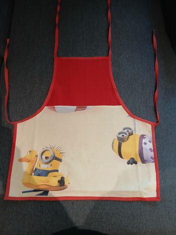 Tablier de cuisine les minions 3-6ans