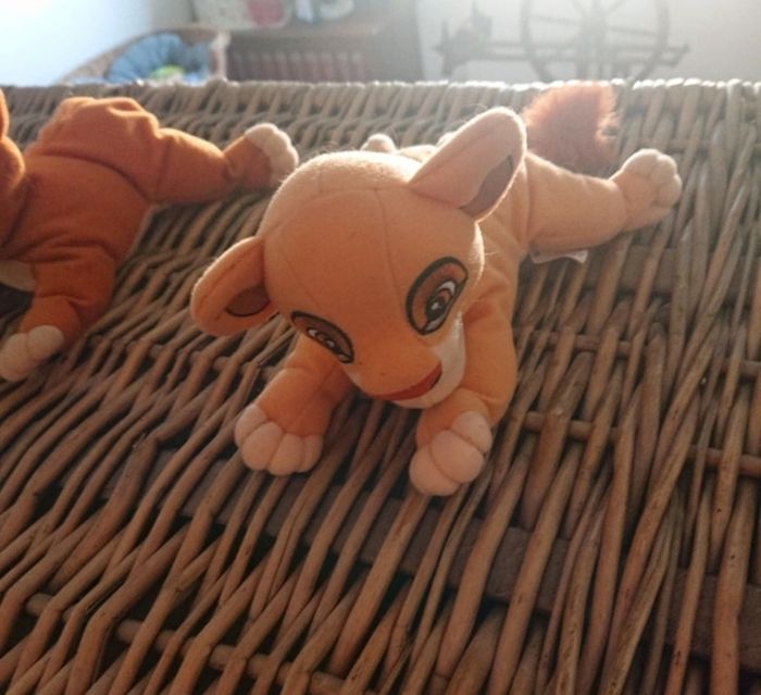 Lot de deux peluches lions - photo numéro 3
