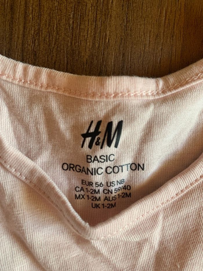 Ensemble robe et cache couche H&M rose - photo numéro 2