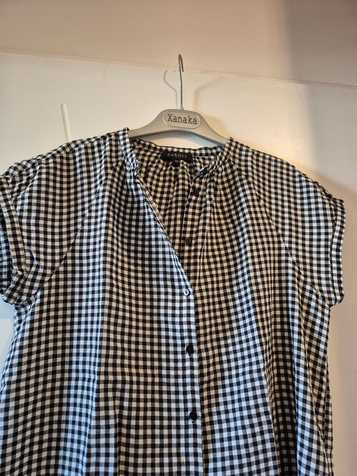 Chemisier Caroll à carreaux - photo numéro 3