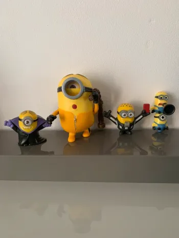 Lot de 4 Figurines Minions – Moi, moche et méchant