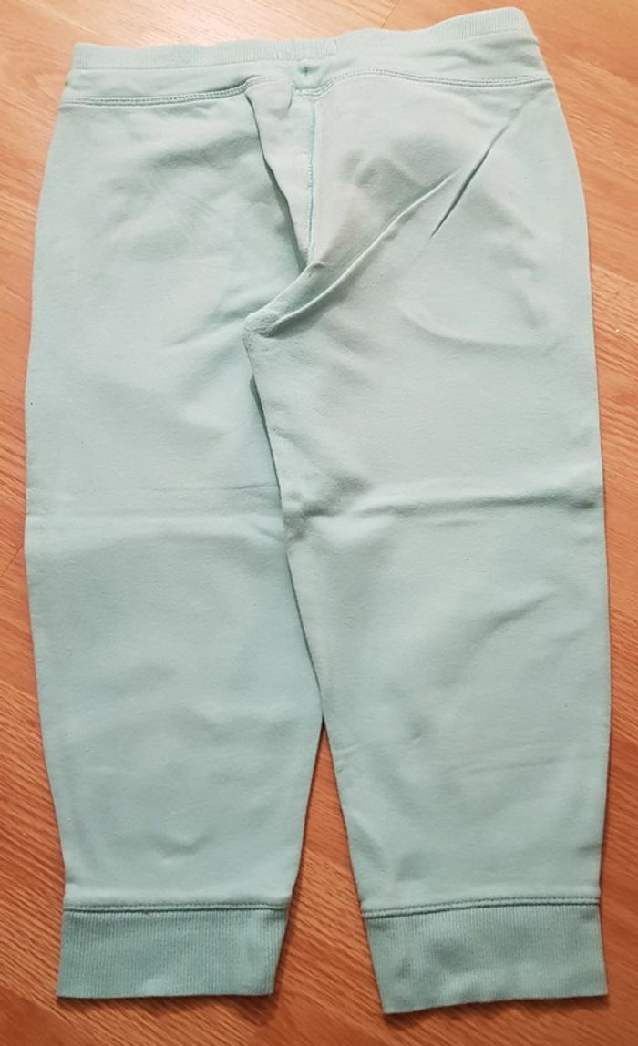 Pantacourt jogging bleu turquoise OKAIDI - photo numéro 3