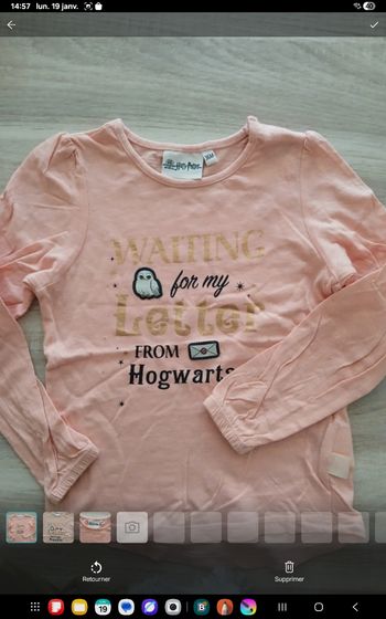 Tee-shirt harry Potter 36 mois pf469