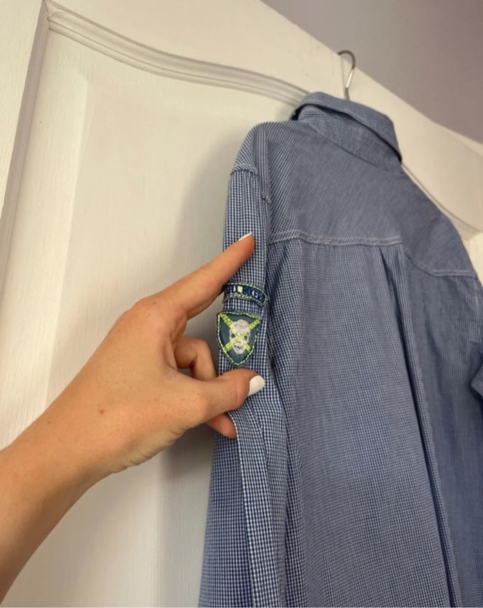 Chemise garçon 12 ans - Kiabi - Bleu chic - photo numéro 5
