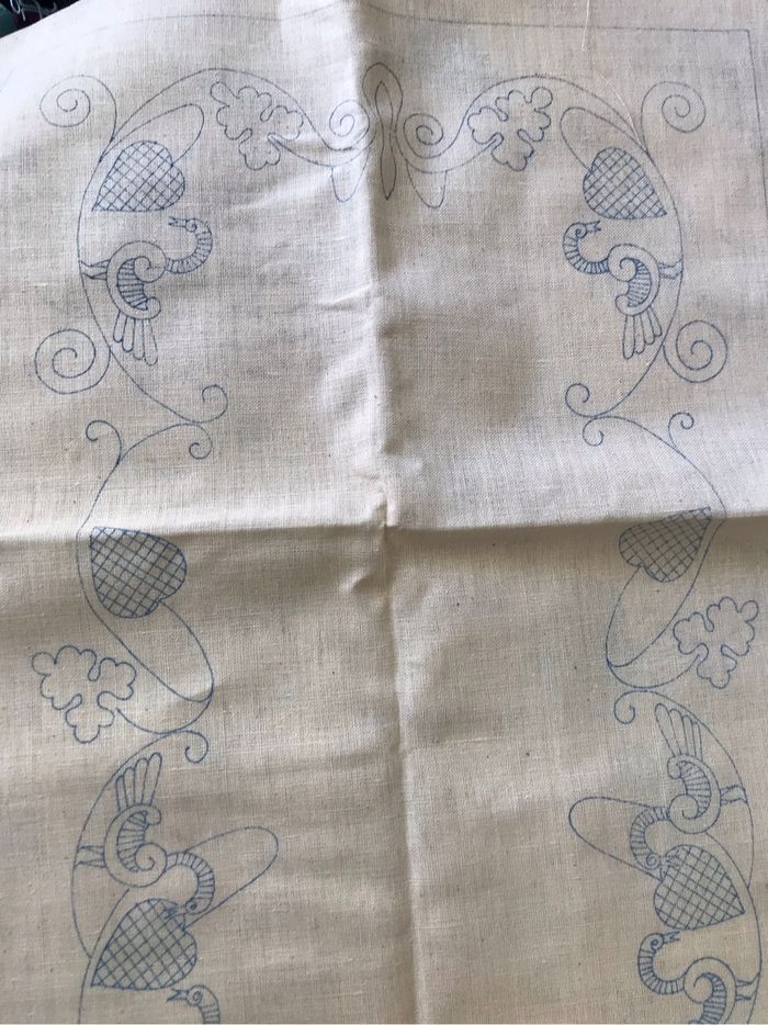 Kit broderie chemin de table - photo numéro 3
