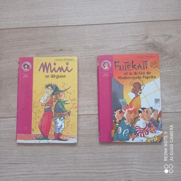 Lot de 2 livres bibliothèque rose