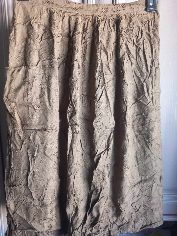 Jupe porte feuille verte Massimo Dutti - photo numéro 9