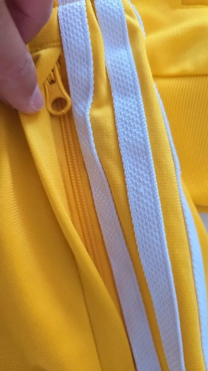 Ensemble jogging Adidas jaune - photo numéro 5