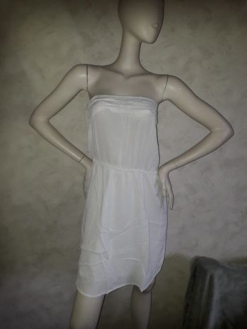 robe bustier blanche pimkie taille 42