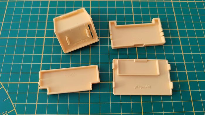 Coussin banquette T1 VW référence 30 51 1953 pièce détachée Playmobil #B85 - photo numéro 2