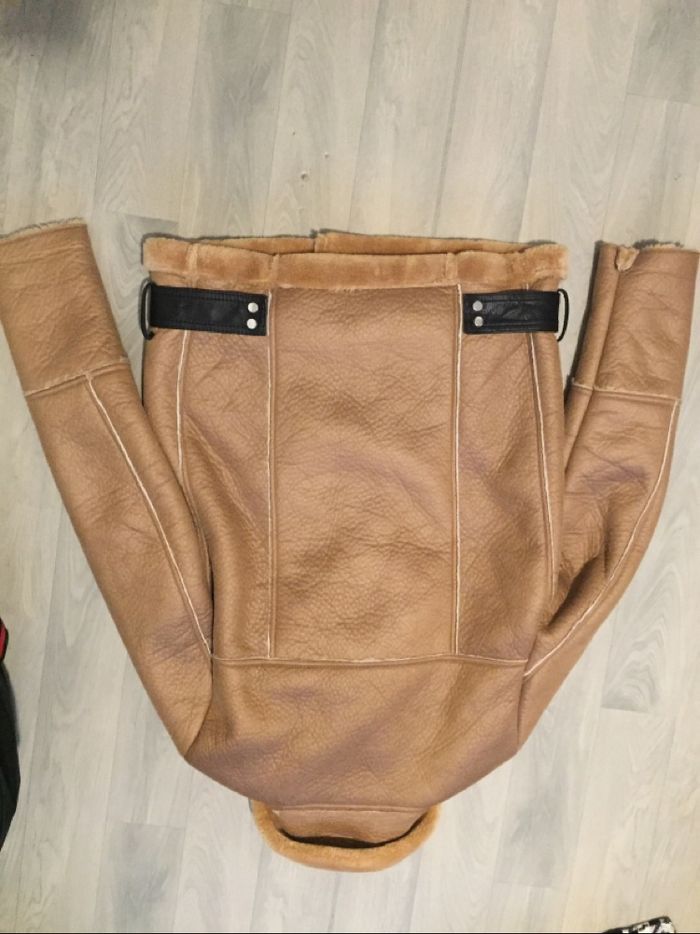 Manteau aviateur Camel taille M - photo numéro 7