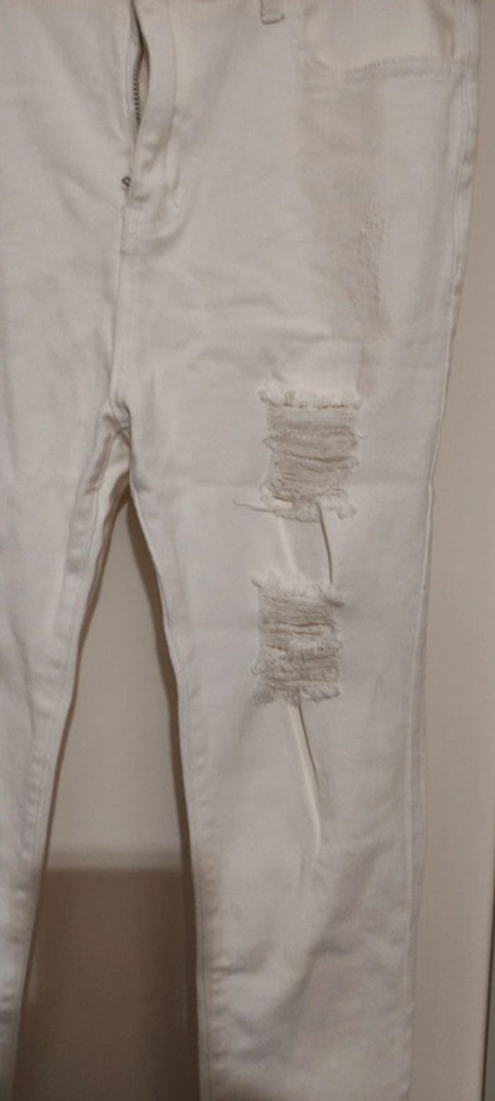 Jeans blanc shein - photo numéro 2