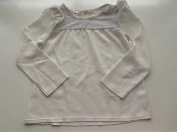 Blouse blanche fille 6 ans .