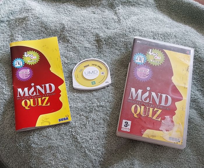 Jeu PSP Mind Quiz musclez votre cerveau Playstation + notice