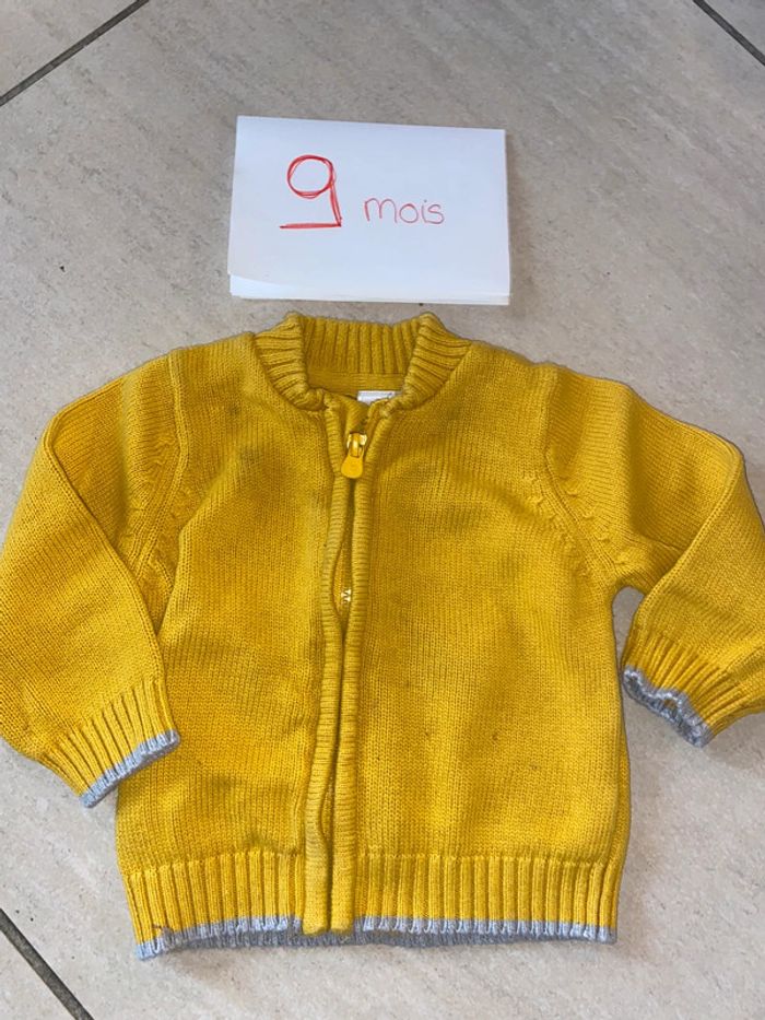 Gilet moutarde