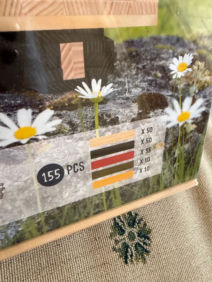 Jeu de construction Kapla Coffret tracteur 155 planchettes bois collector - photo numéro 4