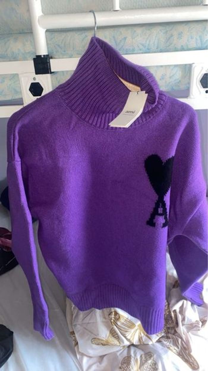 Pull ami violet - photo numéro 2