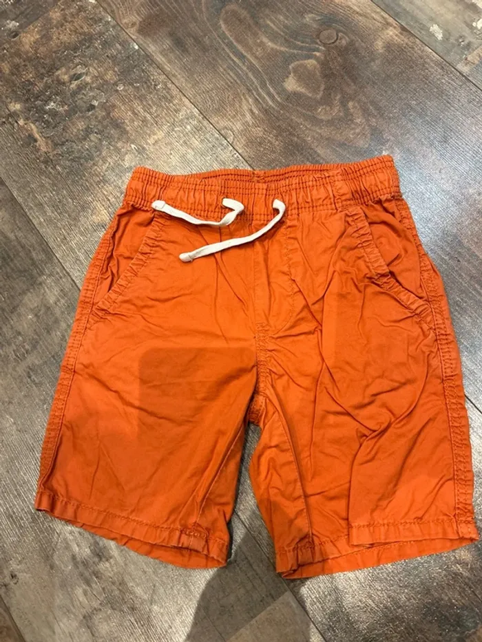 Lot shorts orange et jean - photo numéro 5