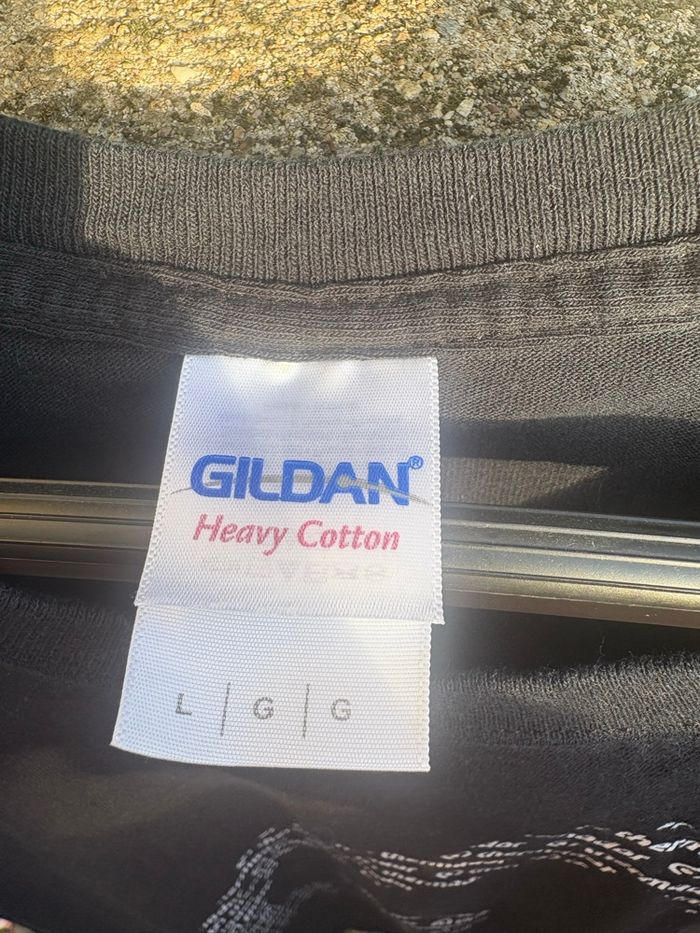 T shirt noir avec écriture blanche - photo numéro 3