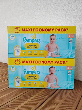 Couches pampers premium protection en taille 3