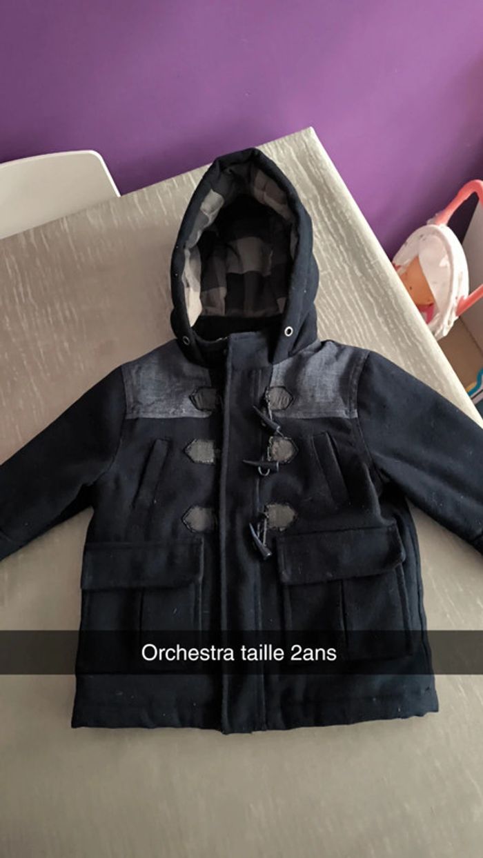 Manteau bleu orchestra taille 2ans