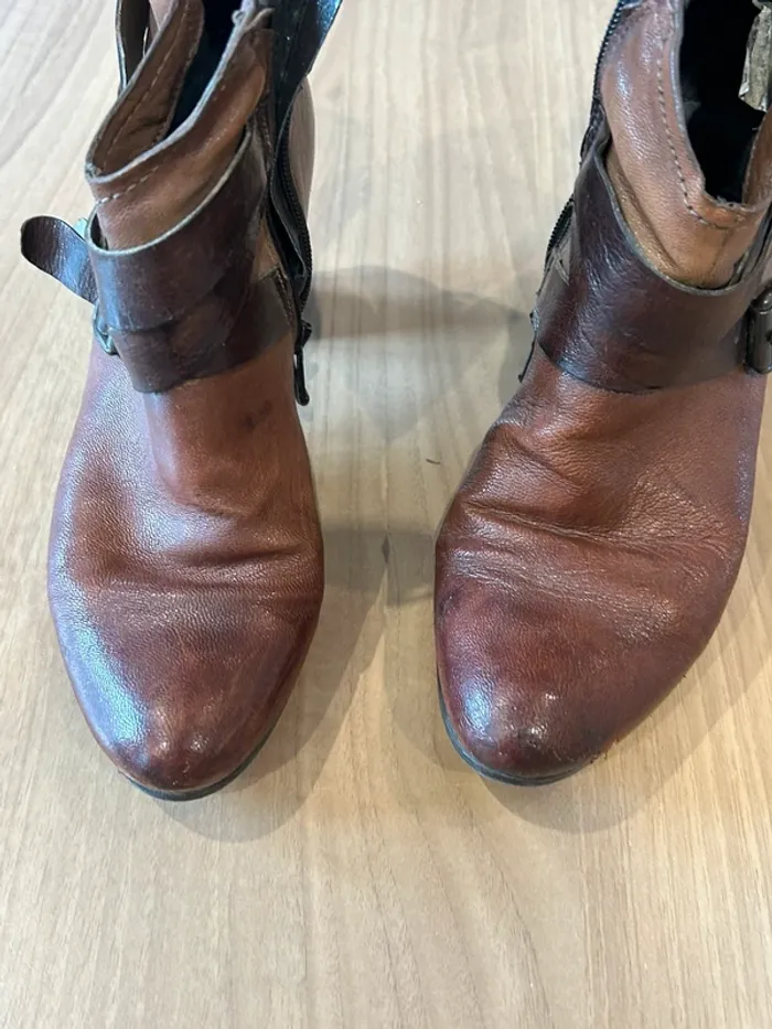 Bottines marron miglio pointure 40 - photo numéro 7