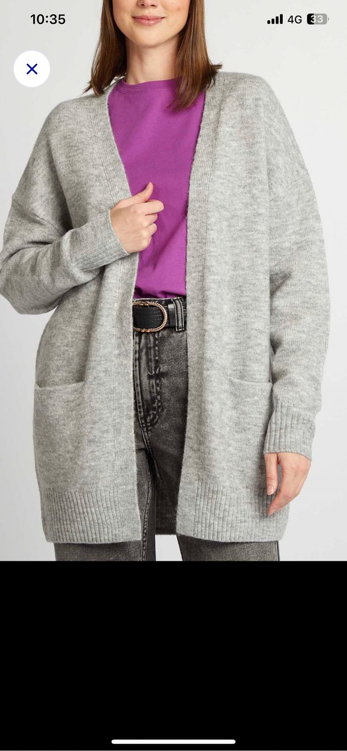 Gilet long avec poches  kiabi - photo numéro 4