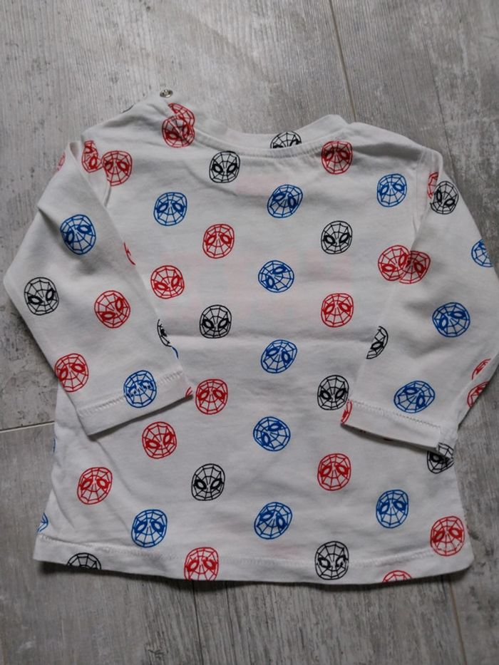 Tee shirt ML 6 mois marvel - photo numéro 3