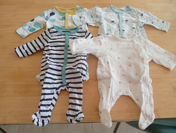 Lot de Pyjamas Manches Longues Léger Mixte Naissance