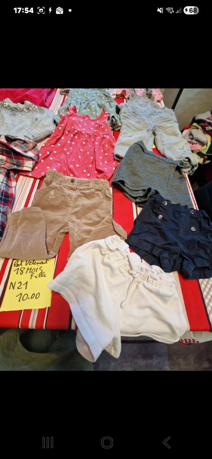 Lot vêtements 18 mois fille N 21 - photo numéro 3