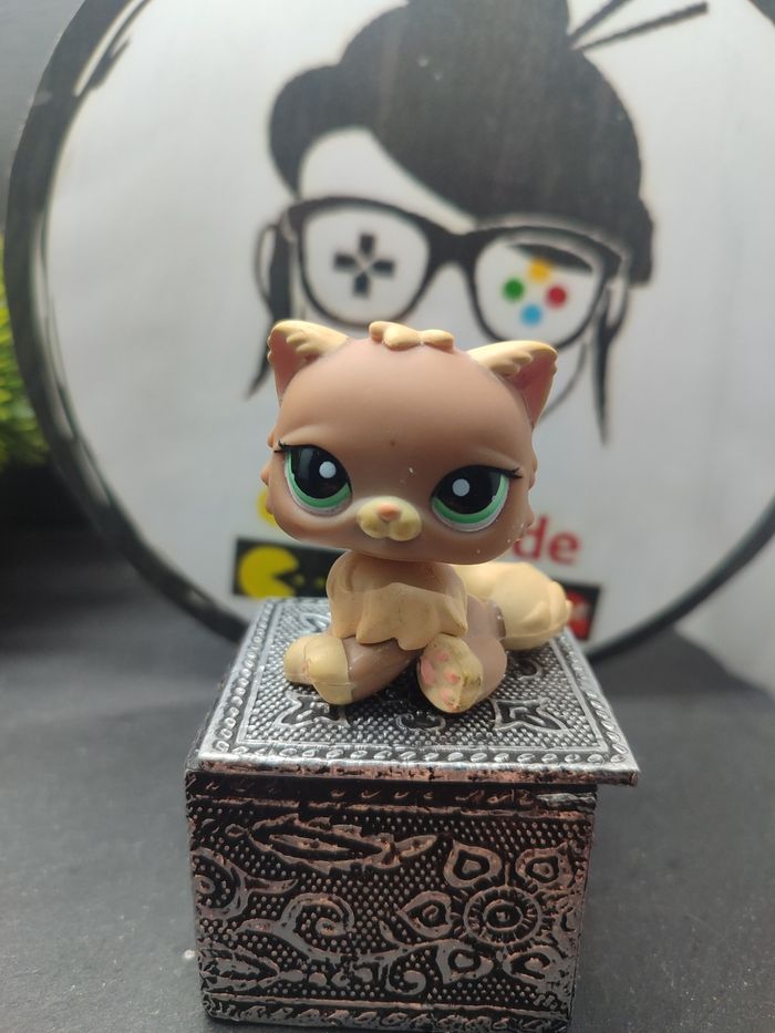 Lps01140 My Littlest Petshop Pet Shop LPS Authentic cat Chat Persian 1063 Persan