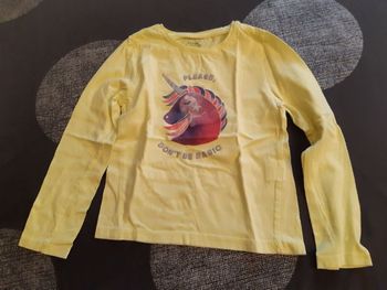 Tshirt jaune licorne