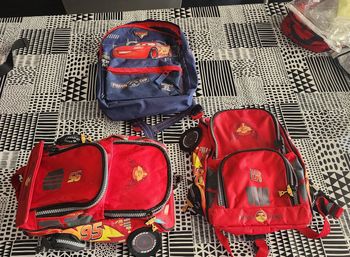 Lot de 3 sac à dos cars