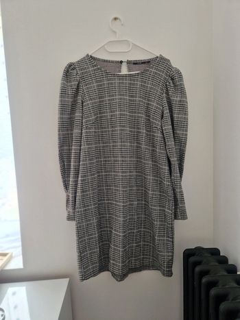 🖤 Robe élégante à motif pied-de-poule 🖤