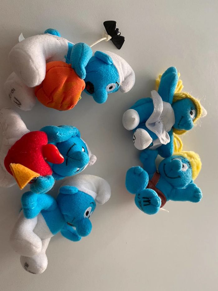 Lot peluches schtroumpfs