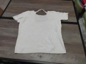 Pull fin manches courtes