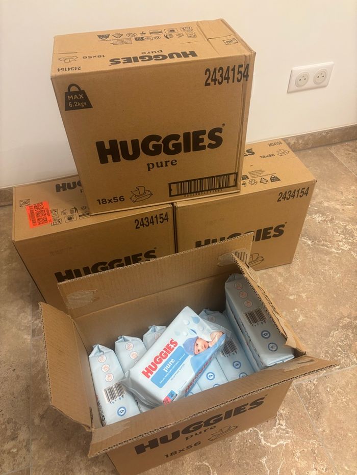 Lot de 18 lingettes Huggies