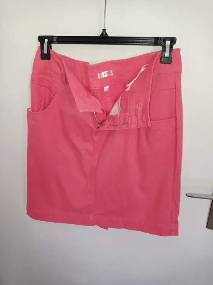 Jupe en jean femme couleurs corail
