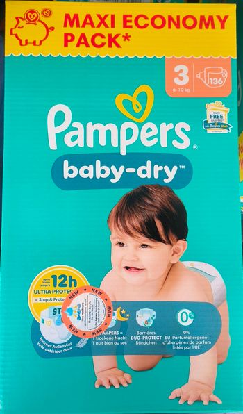 Lot 3 Paques Couches Bébé Pampers 3eme âge