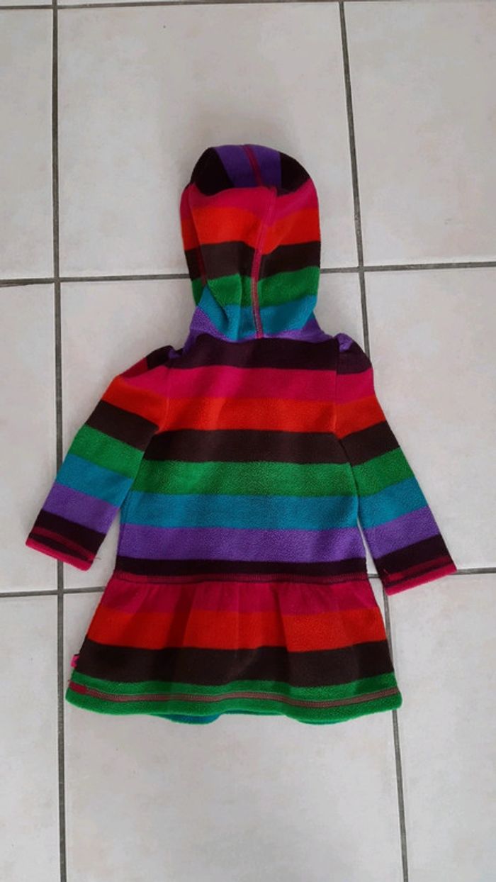 Robe à capuche manche longue fille - photo numéro 4