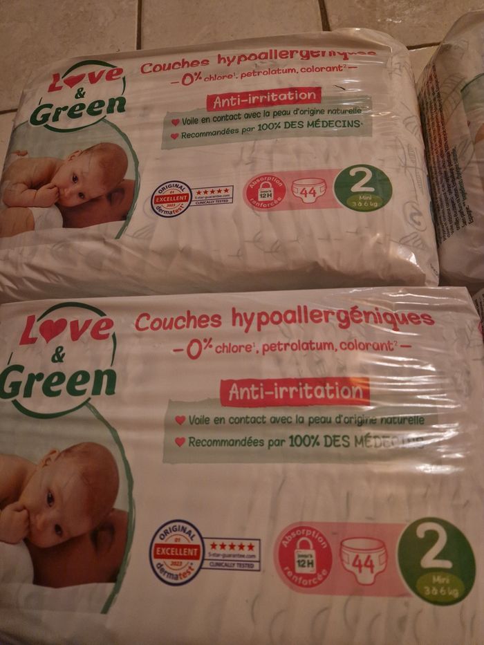 176 couches Love and Green taille 2 - photo numéro 3