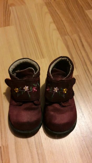 chaussures dain taille 22 violet