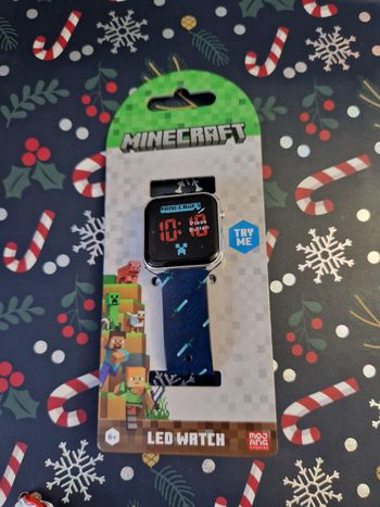 Montre led digitale minecraft