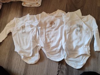 Lot de 3 body obaïbi - taille 1mois