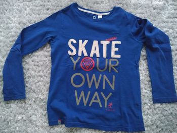 T-shirt Okaïdi Bleu Skate 8 ans 128 cm