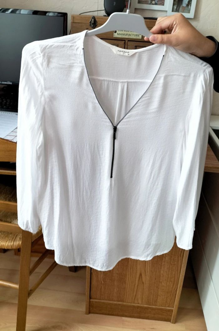 Blouse blanche T38 - photo numéro 2